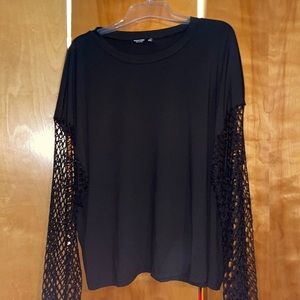 Black stylish blouse